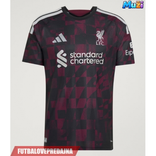 Lacne Muži Futbalové dres Liverpool Florian Wirtz #7 2026-27 Krátky Rukáv - Tretina